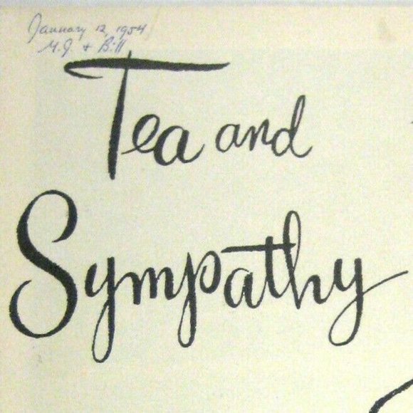 Tea Sympathy Playbill 1954 Deborah Kerr John Kerr Leif Erickson Dick York - Picture 2 of 8
